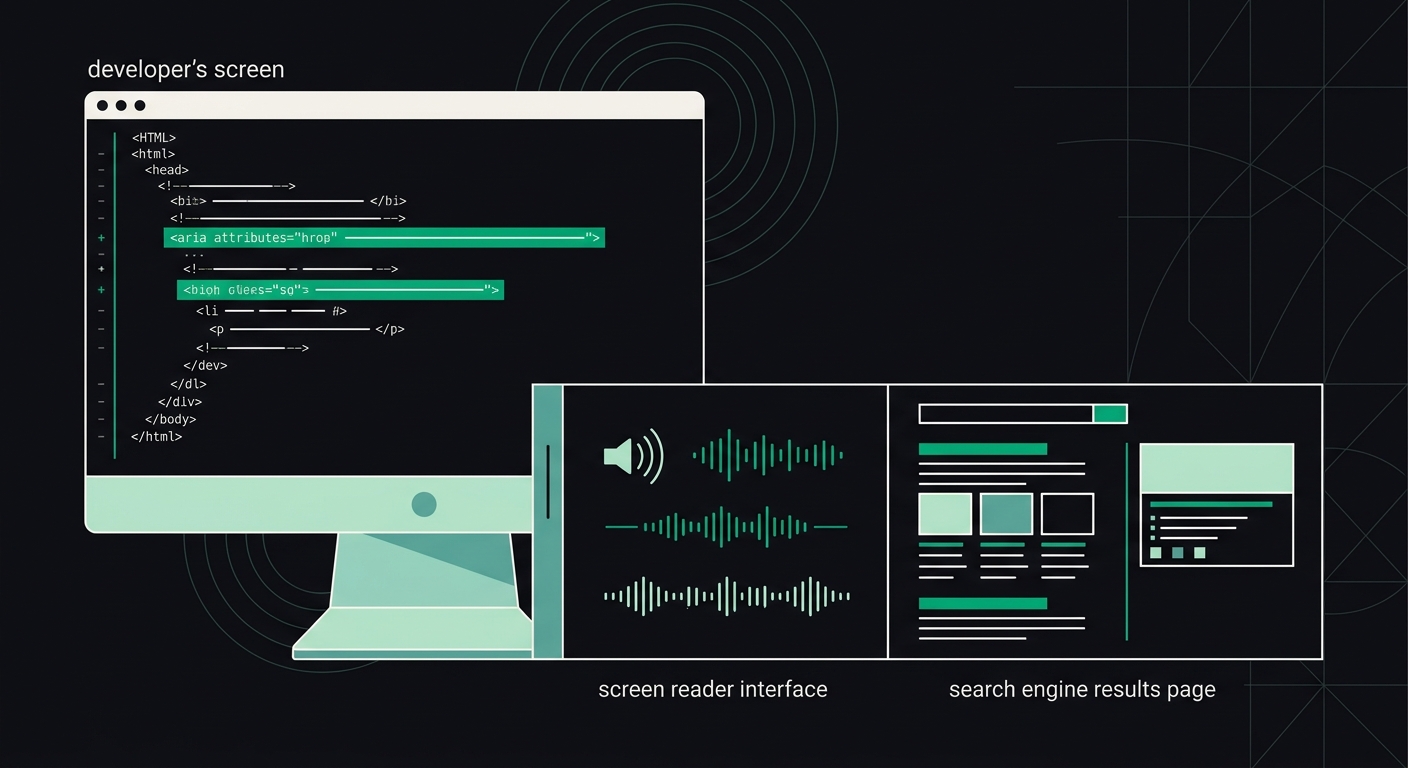 Do Broken ARIA Attributes Hurt You More With Screen Readers or AI Search Bots?